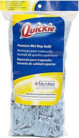 img 1 attached to Quickie Wet Mop Refill: Microban Protection Against Odor, Bacteria, Mold, and Mildew