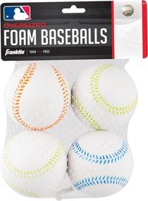 img 1 attached to 🏀 Franklin Sports Oversized Foam Balls 4: Ultimate Playtime Fun!