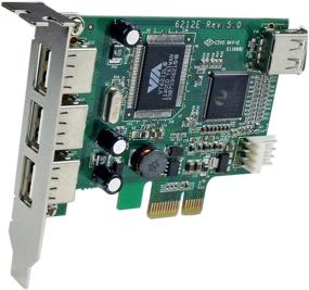 img 3 attached to StarTech.com Карта USB с низким профилем и высокой скоростью - 4 порта 🔌 PCI Express PCIe USB 2.0 - Карта PCI-E USB 2.0 (PEXUSB4DP)