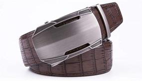 img 3 attached to Genuine Leather Automatic Customized Brown2077 Men's Accessories for Belts