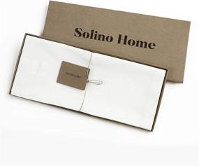 img 1 attached to Cotton Linen Runner: Enhance Your Decor with Solino Home's Elegant and Durable Design