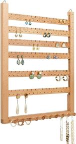 img 4 attached to 🐝 Mymazn Beech Earring Wall Holder: Organize Your Jewelry in Style!