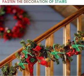 img 2 attached to Christmas Decorative Multicolor Decoration Banisters