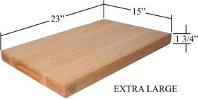img 3 attached to Professional Wood Cutting Board U S Kitchen & Dining