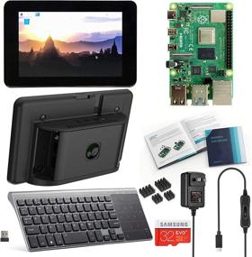 img 4 attached to 🖥️ Vilros Raspberry Pi 4 Desktop Bundle: 8GB RAM, Official 7 Inch Touchscreen, and 10 Inch Keyboard/Touchpad