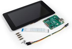 img 2 attached to 🖥️ Vilros Raspberry Pi 4 Desktop Bundle: 8GB RAM, Official 7 Inch Touchscreen, and 10 Inch Keyboard/Touchpad