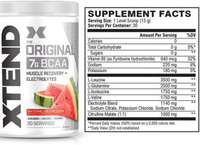 img 3 attached to 🍉 XTEND Original BCAA Powder - Watermelon Explosion Flavor | Sugar-Free Post-Workout Drink with Amino Acids | 7g BCAAs for Men & Women | 30 Servings