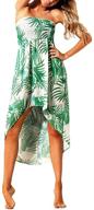 👙 elegant eiffel chiffon shoulder vacation swimwear for women's clothing logo