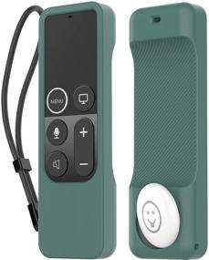 img 4 attached to AhaStyle Protective Case For Apple TV Siri Remote With AirTag Holder Home Audio