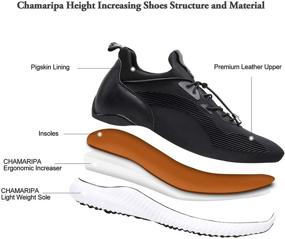 img 1 attached to CHAMARIPA Height Increasing Weight H71C62V011D Men's Shoes in Fashion Sneakers