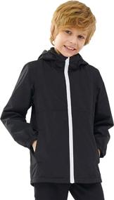 img 4 attached to 🧥 PAMLULU Boys' Lightweight Waterproof Raincoats Windbreakers - Jackets & Coats