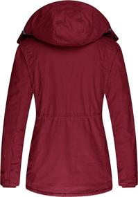 img 3 attached to 🧥 Stay Warm and Stylish with Wantdo Women's Winter Thicken Jacket - Cotton Coat with Removable Hood