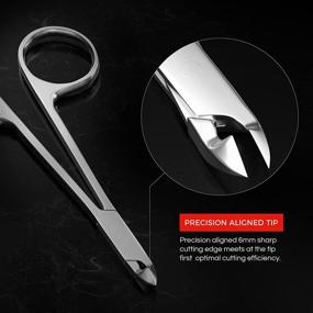 img 3 attached to 🔪 Suvorna Manipro 4" Cuticle Trimmer and Nippers: Perfect Nail Care Tool for Manicure & Pedicure Beauty at Home/Spa/Salon