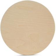 🪵 wood circles 12 inch: birch plywood discs, 1/4 inch thick, pack of 1 unfinished wood circles for crafts and wood rounds by woodpeckers logo