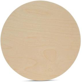 img 4 attached to 🪵 Wood Circles 12 inch: Birch Plywood Discs, 1/4 Inch Thick, Pack of 1 Unfinished Wood Circles for Crafts and Wood Rounds by Woodpeckers