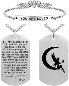 img 4 attached to 🎁 Cherished Moments: Necklace for Daughter from Mom and Dad, Perfect Jewelry Gifts for Christmas and Valentine's Day