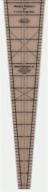 doheny publications 9 degree wedge ruler 18in x 3 1/4in: a versatile and precise crafting tool for quilting and sewing logo