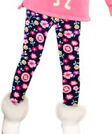 stretch printed toddler leggings for girls' clothing - server leggings logo