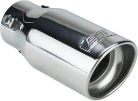 img 4 attached to DC Sports EX-1013 Universal Fitment Performance Resonated Muffler Slant Exhaust Tip | Bolt-On with Clamps & Adapters for Cars, Sedans, and Trucks - Polished Stainless Steel