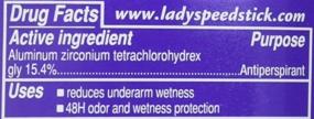 img 1 attached to 🌸 Lady Speed Stick Antiperspirant Deodorant, Invisible Dry, Wild Freesia 2.30 oz (Pack of 2) - Stay Fresh All Day!