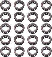 🛡️ fielect 100 pack of bushing grommet protectors logo