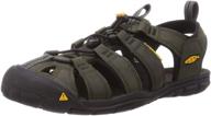 👡 clearwater leather keen sandal in magnet shade logo