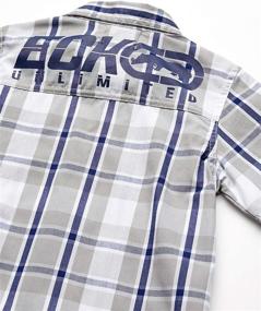 img 1 attached to 👕 Ecko Plaid Woven Little Sleeve Boys' Clothing