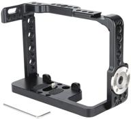 niceyrig camera cage for sony a7iii/a7riii/a7riv/a7siii/a7sii/a7rii/a7ii/a9 - ultimate stabilization solution with arri rosette nato rail cold shoe - 172 logo