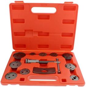 img 2 attached to 🔧 ABN 12-Piece Universal Screw-in Wind Back Rewind Tool Kit Set for Front and Rear Caliper Disc Brake, Including Piston Compression