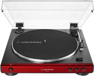 audio technica at lp60x rd automatic belt drive turntable logo