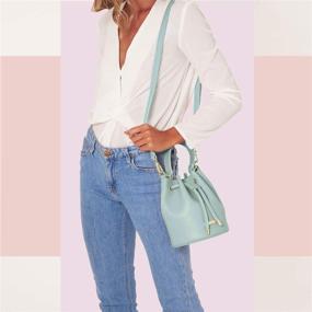 img 3 attached to 👜 Стильная женская сумка Katie Loxton X-Large с коротким ремешком и замком на шнурке - премиум-класса дизайн из экологической кожи для элегантного плечевого образа.