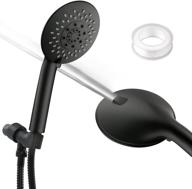 ultimate high pressure handheld shower head with hose: 3 spray settings for efficient cleaning of tub, tile & pets logo