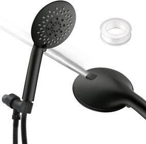 img 4 attached to Ultimate High Pressure Handheld Shower Head with Hose: 3 Spray Settings for Efficient Cleaning of Tub, Tile & Pets