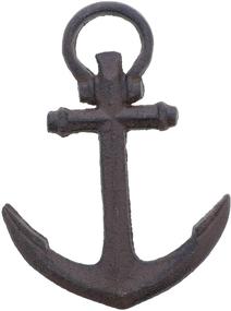 img 4 attached to ⚓ Large Nautical Rustic Cast Iron Anchor Bottle Opener Ornament