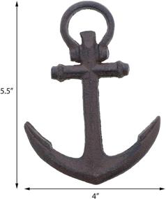 img 3 attached to ⚓ Large Nautical Rustic Cast Iron Anchor Bottle Opener Ornament