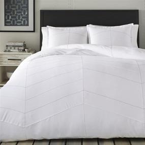 img 4 attached to 🏙️ White King Size City Scene Courtney Comforter Set