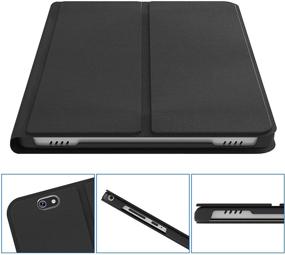 img 1 attached to 📱 Enhanced Tablet Case for VUCATIMES N20, Sleek Stand Folio Case Cover in Black with Versatile Viewing Angles