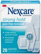 nexcare strong hold assorted bandages - 60 bandages | 3 boxes, 20 count per box логотип