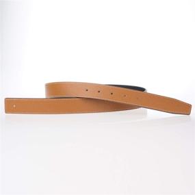 img 2 attached to 👔 Hermes Black Men's Accessories: High-Quality Replacement Leather Belt for a Polished Look