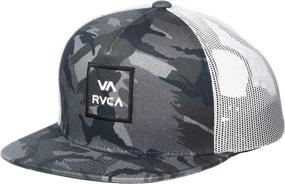 img 3 attached to RVCA Детская кепка Тракер в черном и белом цветах - стильные аксессуары для мальчиков