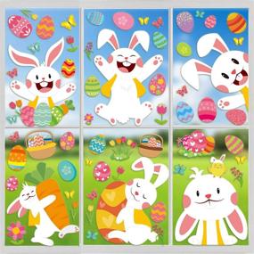 img 4 attached to DERAYEE Easter Stickers Sticker Decoration