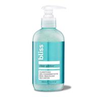 bliss clear genius clarifying gel cleanser - non-irritating, clean, cruelty-free, paraben-free, vegan - 6.4 oz | best gel cleanser for clear and healthy skin logo