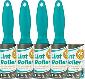 img 3 attached to 🐾 DecorRack Lint Rollers: Pet Hair Remover with Extra Refill and 360 Adhesive Sheets (5 Pieces)