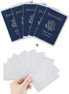 🛂 owfeel frosted plastic passport protector: secure your travel documents in style and safety логотип