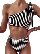 vimpunec swimsuit shoulder monokini swimwear logo