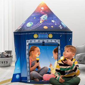 img 3 attached to WillingHeart Astronaut Spaceship Playhouse for Imaginative Children