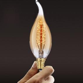 img 2 attached to 💡 Industrial Decorative Incandescent Chandelier for 110-130V Candelabra Electrical System