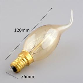 img 4 attached to 💡 Industrial Decorative Incandescent Chandelier for 110-130V Candelabra Electrical System