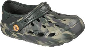 img 1 attached to Skechers Swifters Marbled Collapsible Charcoal Boys' Shoes for Clogs & Mules
