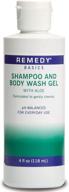 🧴 medline remedy basics shampoo and body wash gel - 4oz logo